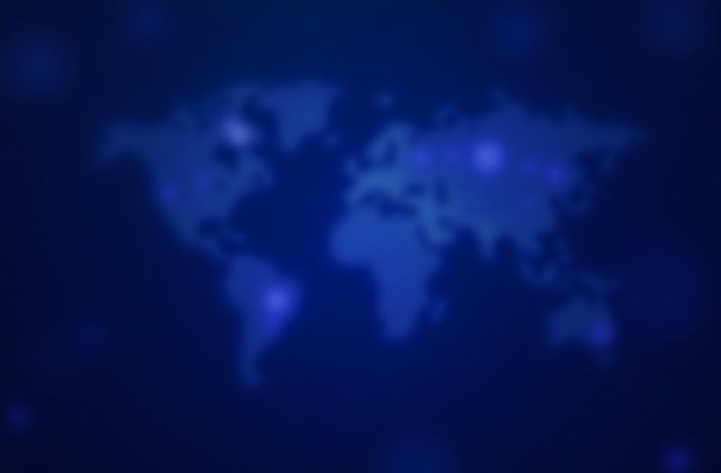 Abstract background with data points and a magnifying glass, representing media monitoring